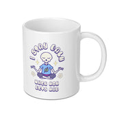 I Stay Calm When Mom Gets Mad Funny Skeleton Mug product type